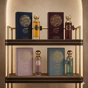 Qasas Cologne Perfume Bundle - Gold , Coffee , Imperial , Hudson - Unisex Set