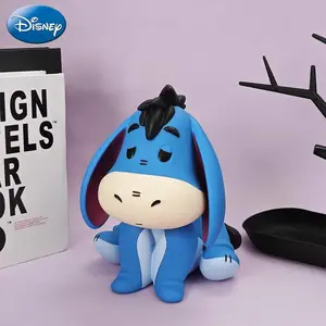Disney Officially Licensed PVC Piggy Bank Eeyore Figurine Money Box Home Decor Collectible Desktop Organizer Savings Jar Nostalgic Gift 1Pc