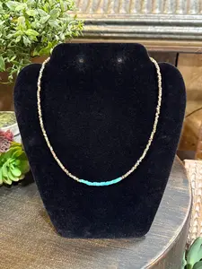 Janesse Gold & Turquoise Necklace