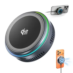 MagSafe Charger 25W Magnetic Wireless Charger Fast Charging Pad with  USB-C to USB-C Cable Compatible with iPhone 17/16/15/14/13/12 Series & AirPods 4/3/2/Pro | Strong Magnet Technology