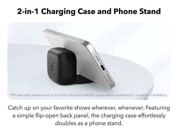 [Refurbished]soundcore P30i by Anker Noise Cancelling Earbuds, Strong and Smart Noise Cancelling, Powerful Bass, 45H Playtime, 2-in-1 Case and Phone Stand, IP54, Wireless Earbuds, Bluetooth 5.4 #tiktokshopsummersale, True Wireless Earbuds, Deep Bass Earbu