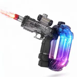 Funwee Electric Water Guns for Adult Kid, With lighting and sound effects Strongest Full Automatic Water Pistol High Capacity 500+ Water Blaster, 26-30 FT Range Powerful Classic Water Squirt, Summer Outdoor Swimming Pool Water Toy