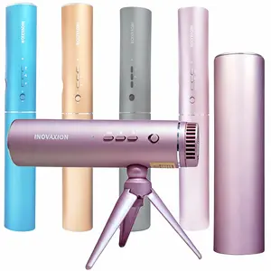 INOVAXION Hands-Free Hair Dryer Detachable Handle Foldable Stand & Portable Design Space-Saving for Desk Bathroom Perfect for Travel & Pet Grooming Father’s Day Gift