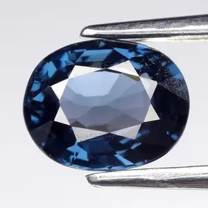 1.06ct ETW Blue Spinel Gemstone - Unheated - Oval Cut