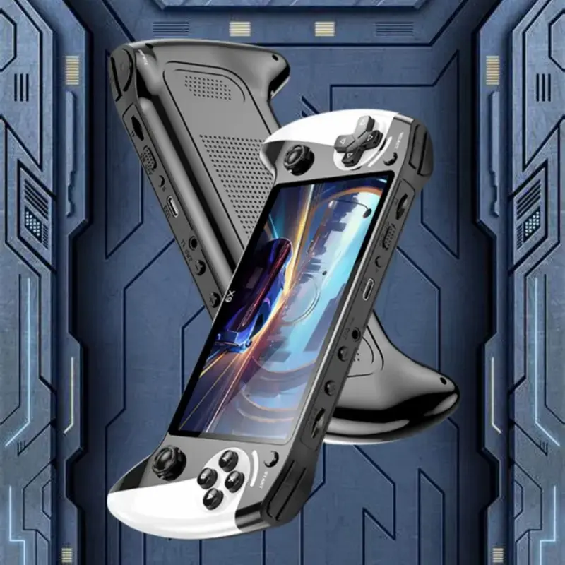 X9 Handheld Game Console, Rechargeable Portable Compact Gaming Device, 5.5 Inch HD Screen, Retro Arcade Games, Home & Travel Use, Portable Pocket Console