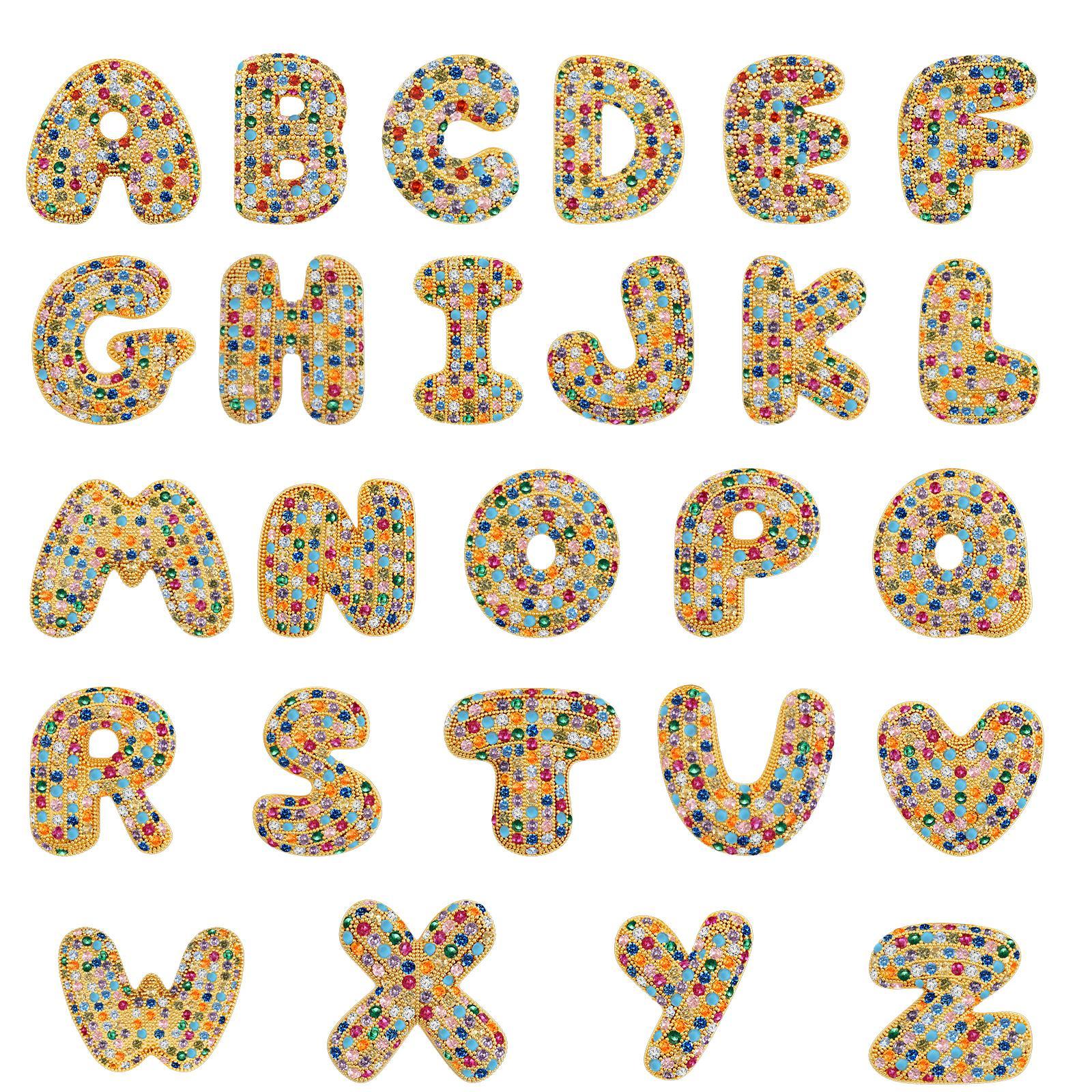 TEWIKY 14K Gold Plated Double Layer Necklace 5mm Paperclip 1.2mm Box Chain with Colored Zircon Letter Perfect for Valentine's Day