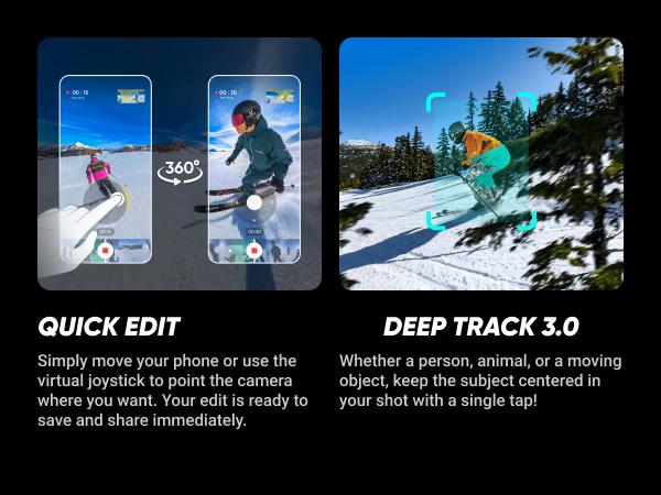 Insta360 X4 - 8K Waterproof 360 Action Camera, 4K Wide-Angle Video, Invisible Selfie Stick, Removable Lens Guards, 135 Min Battery Life, AI Editing, Stabilization, for Sports, Travel, Outdoor