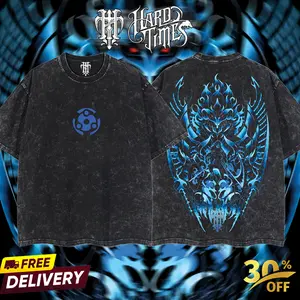 Oversized Naruto Madara Death Reaper Seal Double Printed Acid Washed Lightweight Hoodie - Men's Street Style Classic Apparel, Seamless Graphic Streetwear (HardTimesClothing)