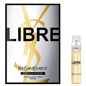 Yves Saint Laurent Libre L’Absolu Platine for Women Parfum Vial Spray, 0.04 Ounce