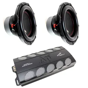 Audiopipe 12" BDC2 Subwoofer Combo 1500W RMS w/ 1500W 1 Ohm Monoblock Amplifier