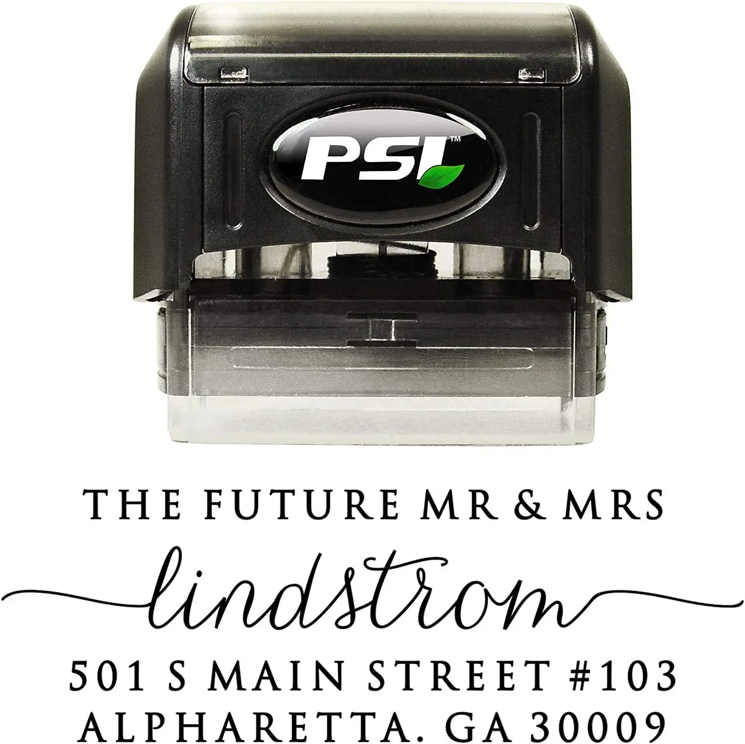 Custom Calligraphy Return Address Stamp | Self-Inking Wedding Invitation Stamp