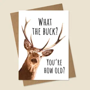 Birthday Card • Buck Birthday Card