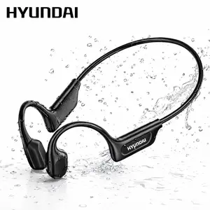 HYUNDAI G06 Bone Conduction Neckband Wireless Earphones with Bluetooth 5.4, Waterproof Sports Design, 360° Flexible Bending, Lightweight & Comfortable Fit, Long Battery Life, Wireless Headphones for Music, Calls & Sports, Compatible with Android & iOS