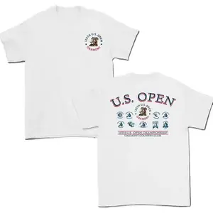 Unisex U.S. Open Oakmont Vintage Graphic T-Shirt, Casual Crew Neck with a Classic Fit in 100% Breathable Cotton