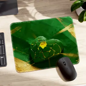 LIVEKEY Gaming Mouse Pad - "Danxia Mountains" Premium PU Leather Extended Mouse Mat with Non-Slip Base, High-Density Fiber Surface for Precise Control, Durable Stitched Edges, Waterproof Desk Pad for Office, PC, Laptop
