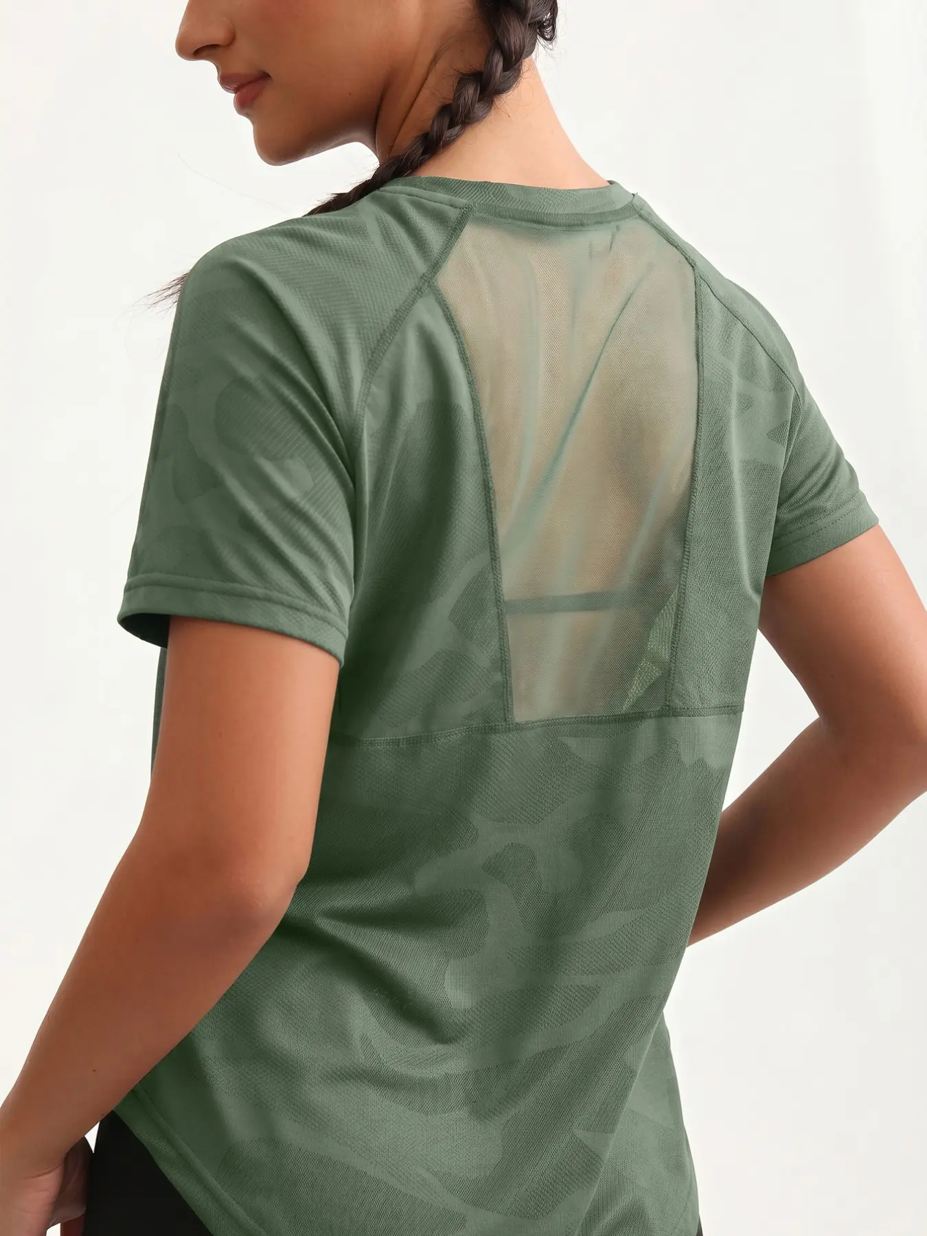 Women's Yoga Pilates Workout Running Training High Stretch Breathable Mesh Summer Thumbhole Athletic Tee Short Sleeve T-Shirt Casual Sporty Top Fitness Workout Shirt
