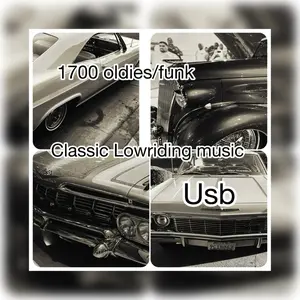 1700 oldies and funk music usb