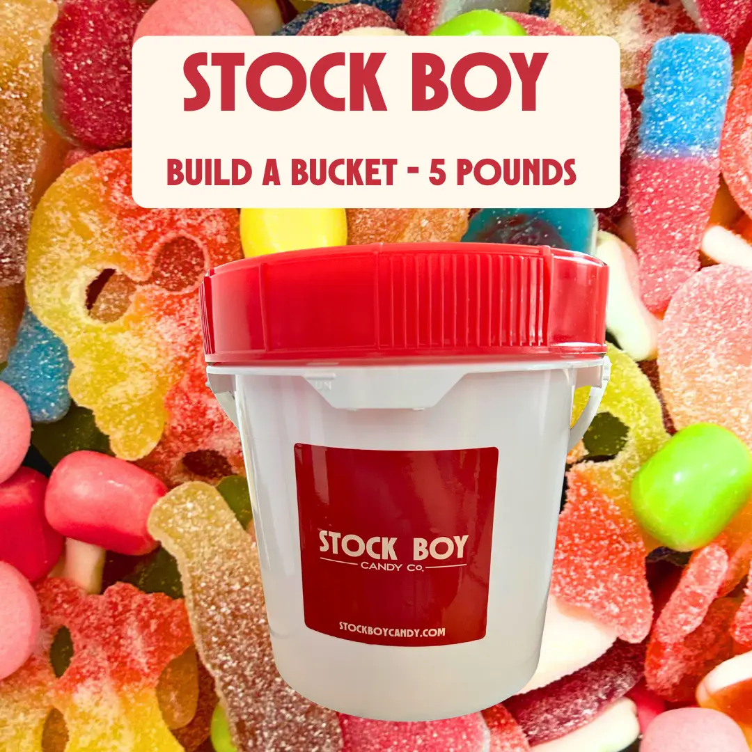Stock Boy Family Share Bucket - 5LB of Imported Swedish Candy Snack