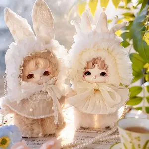 MIJUAN Fluffy Dreamscape Series Plush Blind Box Toy-Cute Collectible Doll& Bag Charm& Phone Accessory