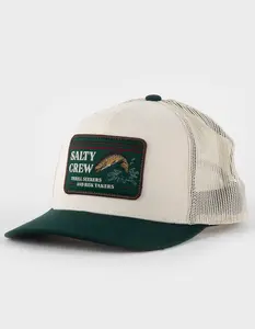 SALTY CREW Double Haul Mens Trucker Hat, Green