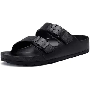 Women's Comfortable EVA Sandals with Medium Arch Support, Adjustable Buckle Summer Beach Slide Sandal