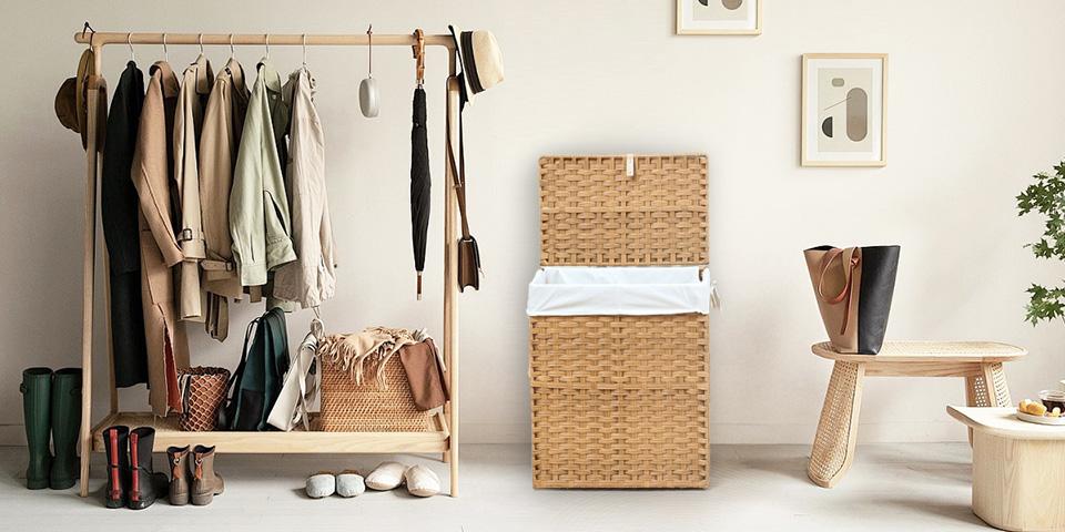 Sweet Furniture F - Laundry Hamper–Large Capacity Clothes Basket with Lid, Foldable Laundry Bin –Durable & Stylish Storage Organizer Sweet Furniture F - Laundry Hamper–Large Capacity Clothes Basket with Lid, Foldable Laundry Bin –Durable & Stylish Storage Organizer