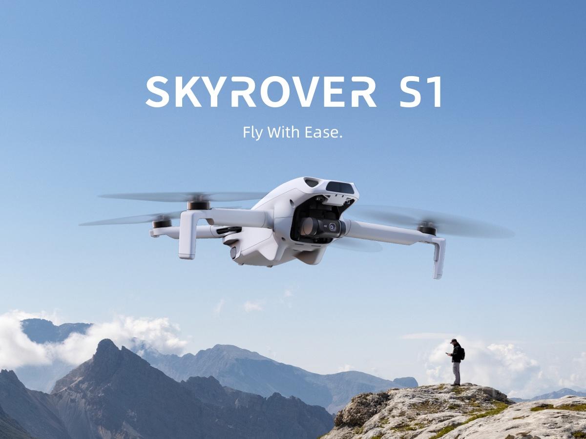 Skyrover S1 Mini Drone with Camera 4K/60fps Video, 3-Axis Gimbal Stabilization, 39,000ft Video Transmission, 40-Min Flight Time, Under 249g, Auto Track S1-4