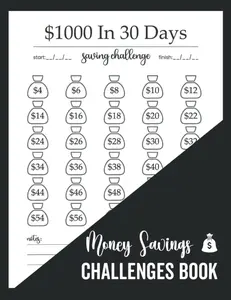 Money Savings Challenges Book: Easy Cash Budget Saving Challenge Planner / Fun and Easy Way to Save Money! Paperback –
