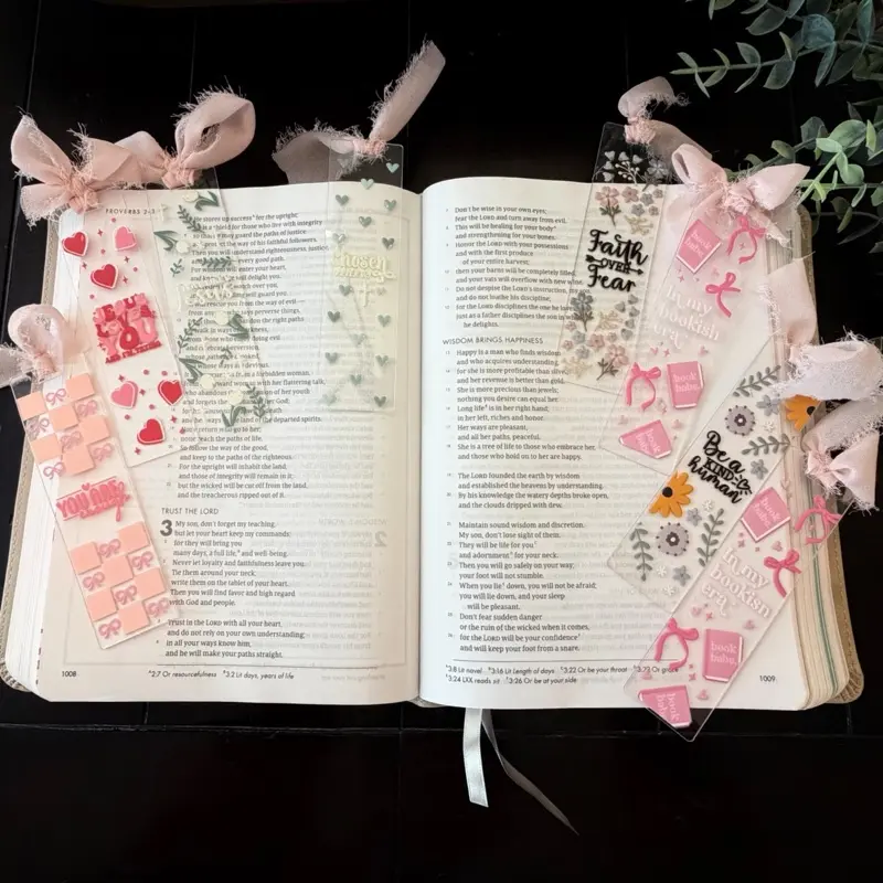 Acrylic Bookmark LIVE CLAIM