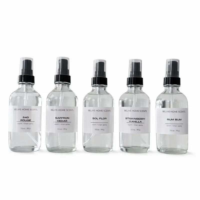 Phthalate-Free Strawberry Scent Room Spray Aroma Freshener with Vanilla Notes - Home Fragrance for Space Refreshing