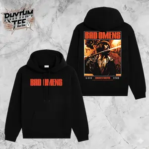 Bad Omens Premium Hoodie – 90s Alternative Metal Rock Graphic Hoodie, Metalcore Fans Hoodie, Alternative Metal Lovers Shirt, Rock Music Fans Hoodie, Gift For Him, Festival Outfit Gift, Gift for Metal Music Lovers
