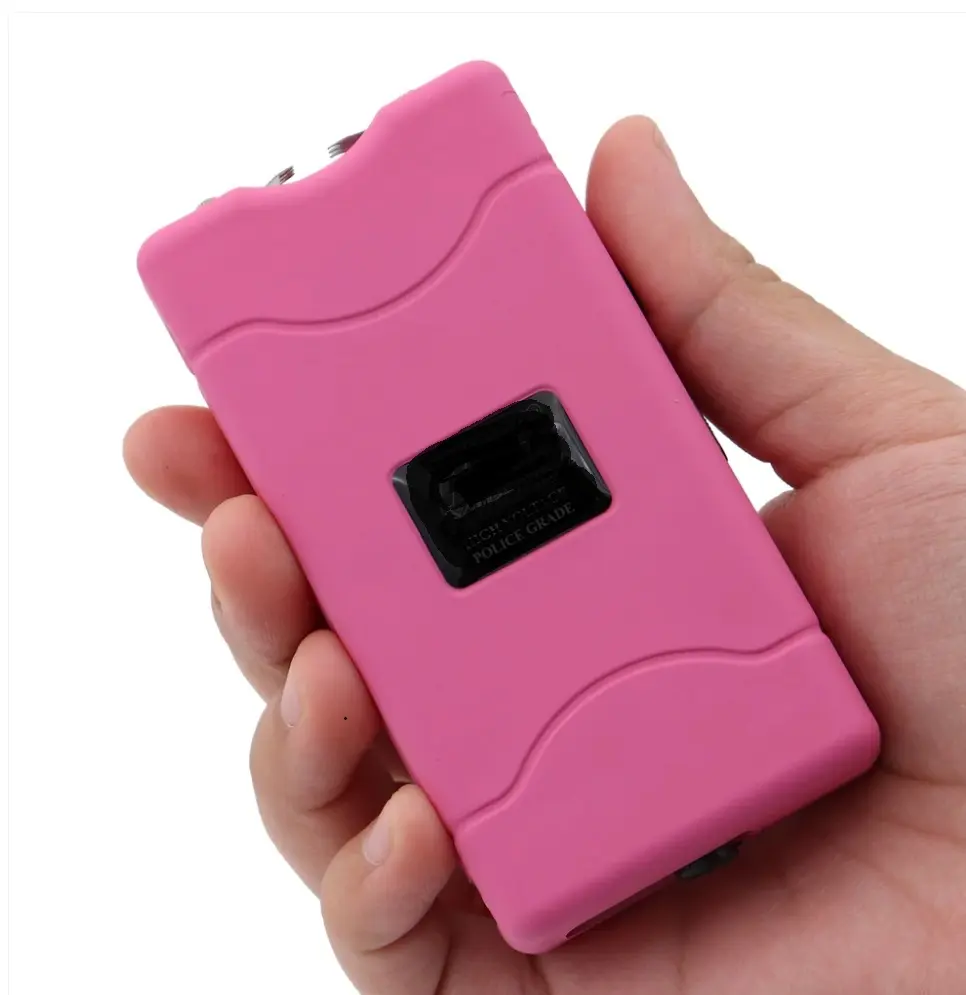 Rechargeable Personal Safety Device with Built-In LED Light for Home Improvement Portable Lighting Needs 4" x 2" x .95" Nylon Holster