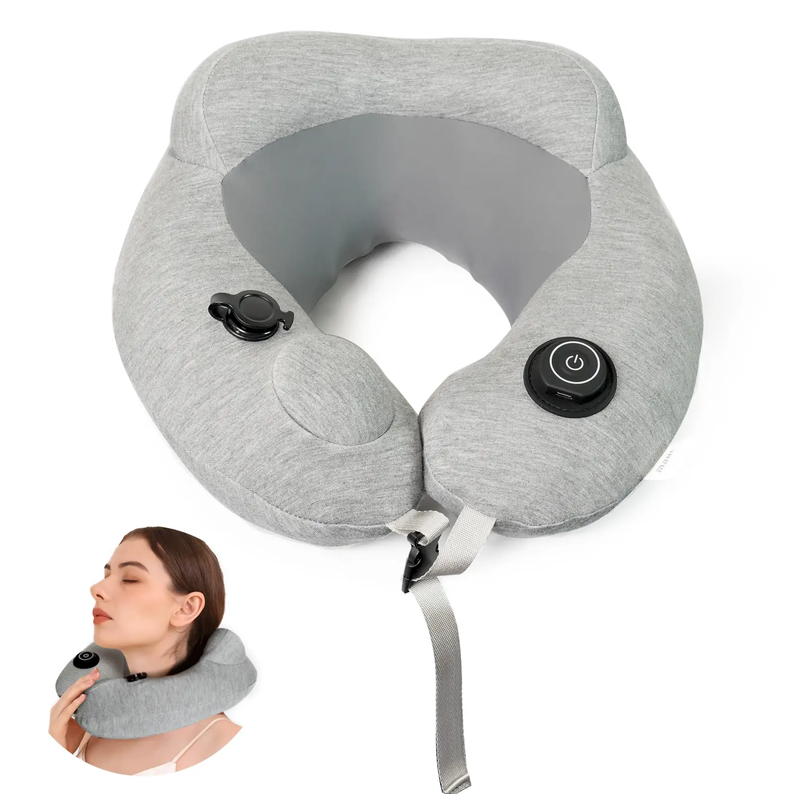 Neck Massager — Intelligent Kneading Massage: Delivers a deep-kneading experience suitable for the neck, shoulders, back, arms, and legs. An ideal choice for travel, relaxation, and office use—the perfect Mother's Day gift.