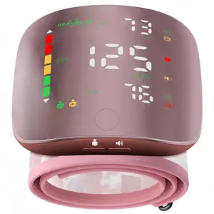 Wrist Blood Pressure Monitor Led Display, Touch Screen Wrist Blood Pressure Cuff 99x2 Reading Memory Wrist Bp Monitor with Carrying Case Health Monitoring — Accurate Home BP Tracking Made Simple,Suitable 5.3 - 7.6 inches