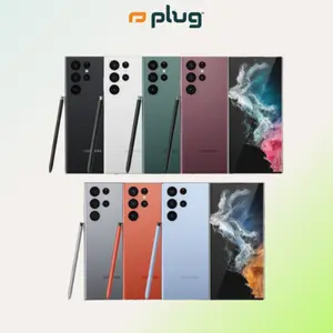 Refurbished Samsung Galaxy S22 Ultra 5G (Unlocked) - Acceptable Condition with 1-Year Warranty by Plug