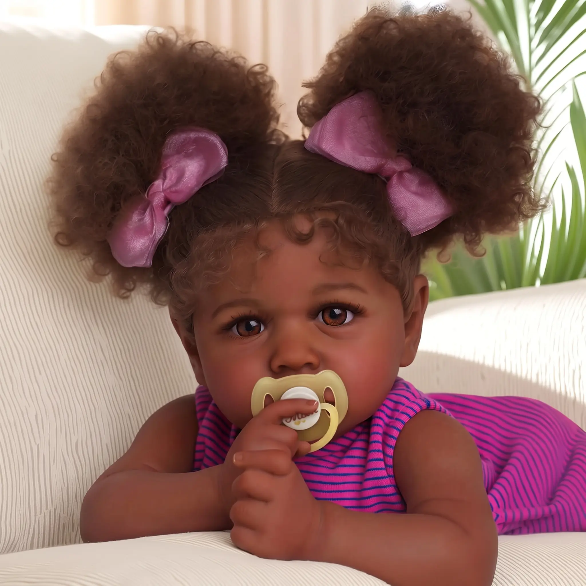 #backtoschool BABESIDE Lifelike Reborn Baby Dolls 20Inch Fabric body+vinyl limbs Real Life Baby Dolls with Toy Accessories For kids Age 3+ Suitable gifts for Mother's Day Valentine's Day Children's Day & Christmas