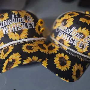Hudson Hat Company sunshine, and whiskey ponytail back hats