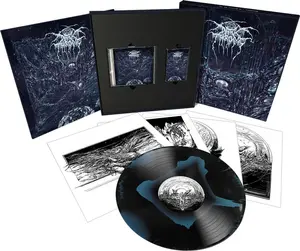 Darkthrone - It Beckons Us All - Deluxe Edition Boxset, 180gm Black & White Marble Vinyl, CD, Cassette & Art Prints  [VINYL RECORD - LP] Black, Colored Vinyl, 180 Gram, With CD, White, With Cassette, Deluxe Ed, Boxed Set, UK - Import