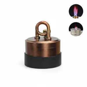 Portable mini camping stove, self-pressurized high-efficiency alcohol burner suitable for outdoor heating, cooking, survival, hiking, backpacking, emergency preparedness, coffee and tea brewing, windproof