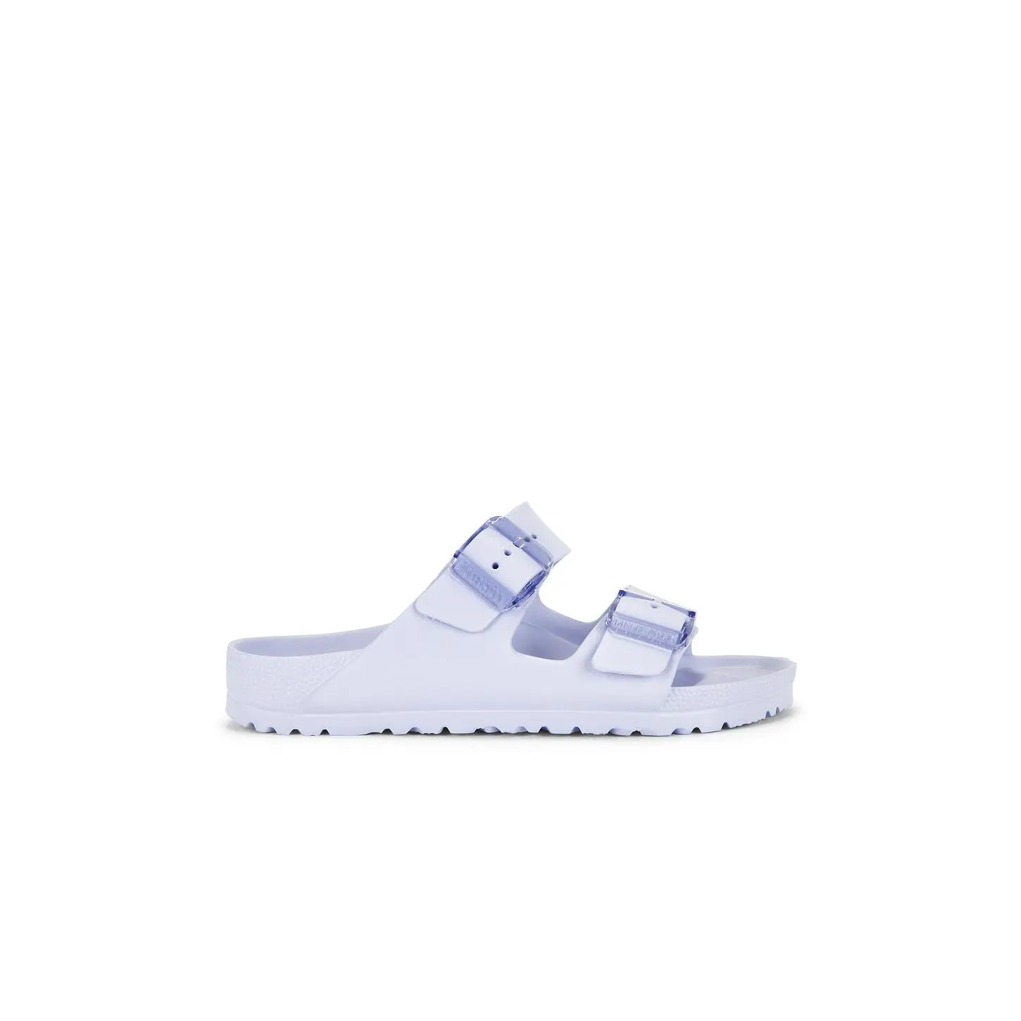 BIRKENSTOCK Arizona EVA Stealth Buckle Sandal in Purple Fog BIRKENSTOCK Arizona EVA Stealth Buckle Sandal in Purple Fog