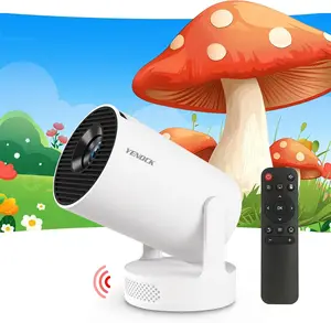 【Built-in Apps】HY300Ultra Mini Projector WiFi Bluetooth ,Movie Projector Compatible with TV Stick Smartphone / USB,Support 4K Portable HD Outdoor Indoor for Home Theater with Wall/Ceiling Projection