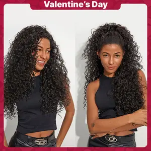 [Blend] Frodio Veralux™  3in1 Half Wig Curly Hair  Ready To Wear Shaggy Waves Big Hair 26" Curly Hair Wig Valentine's Day