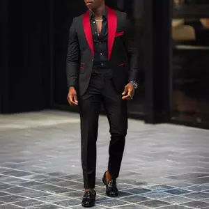 Casual Two-Piece Men's Wedding Suit Design Party Groomsman Business Suit Men's Formal Wear Slim Fit Two-Piece Suit Men's Swallowtail Linen Suit