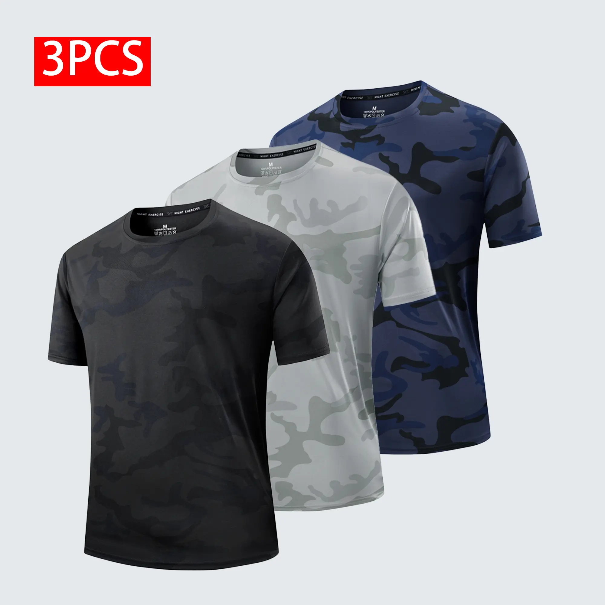 Black + Light Gray + Dark Blue