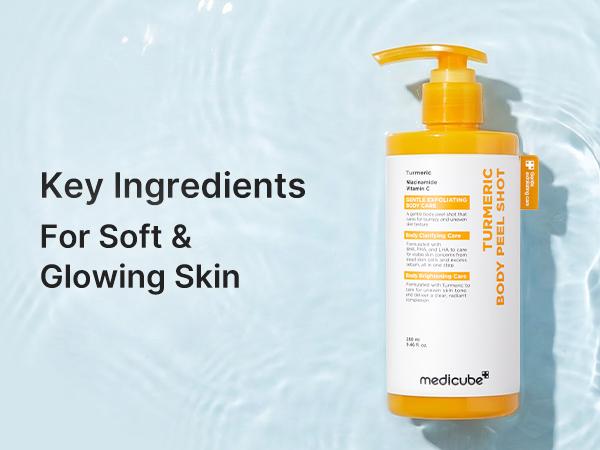 [medicube] Kojic Acid Turmeric Peel Shot Duo For Face & Body | Brightening Reset Gentle Exfoliating Serum with BHA, LHA & PHA for Dead Skin Cells, Blackheads & Excess Sebum | For Dull, Rough & Troubled Skin