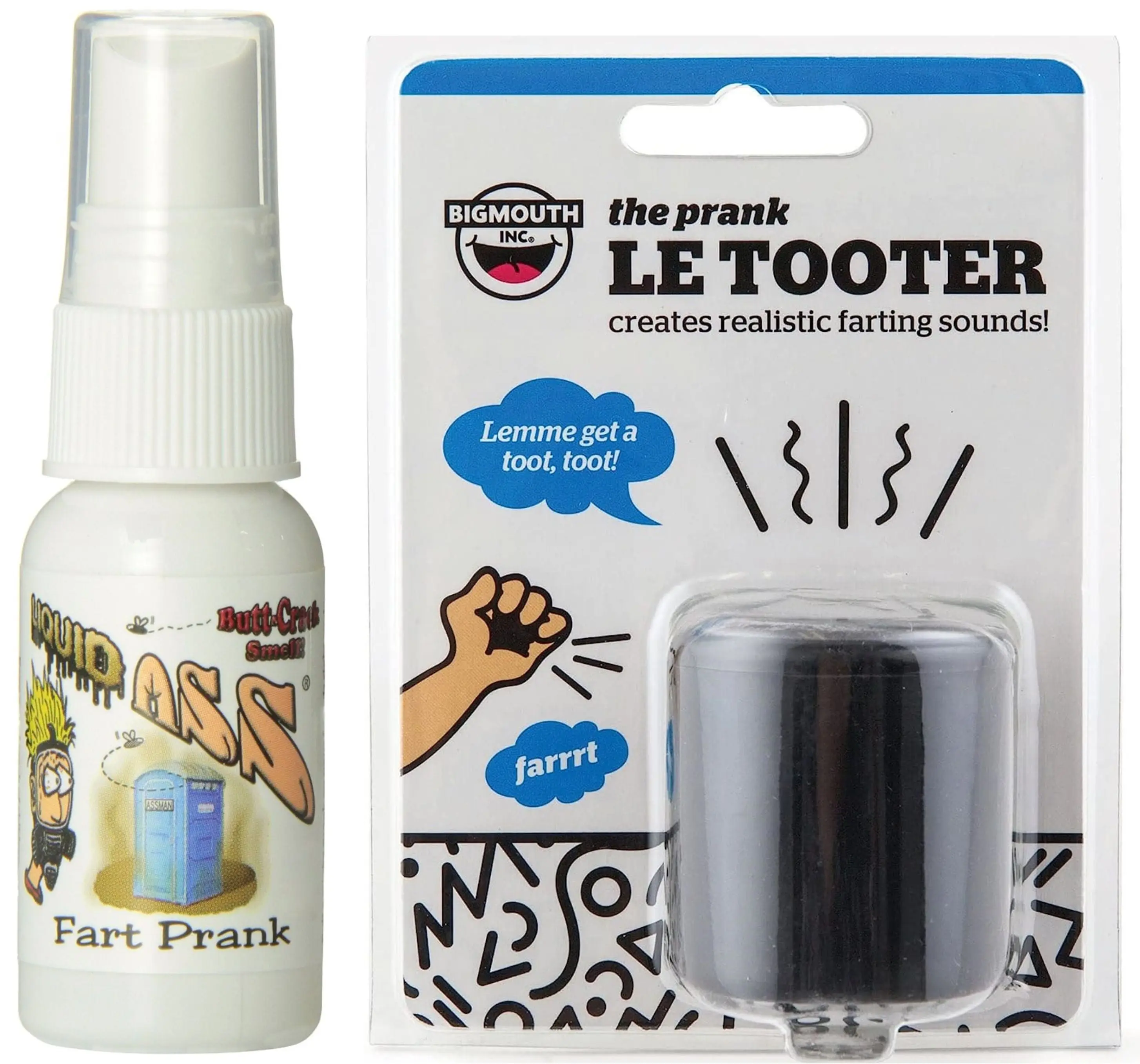 LE TOOTER Fart Pooter + LIQUID ASS Stink Prank Spray | Ultimate Prank Gag Gift 💨🤢