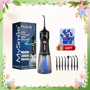 MySmile Cordless Advanced (LP221) UVC Light Water Flosser For Teeth 335ML with OLED Display 4 Mode 8 Jet Tips TikTokShopdealsforyoudays TikTok Shop Deal Oral Care Kits