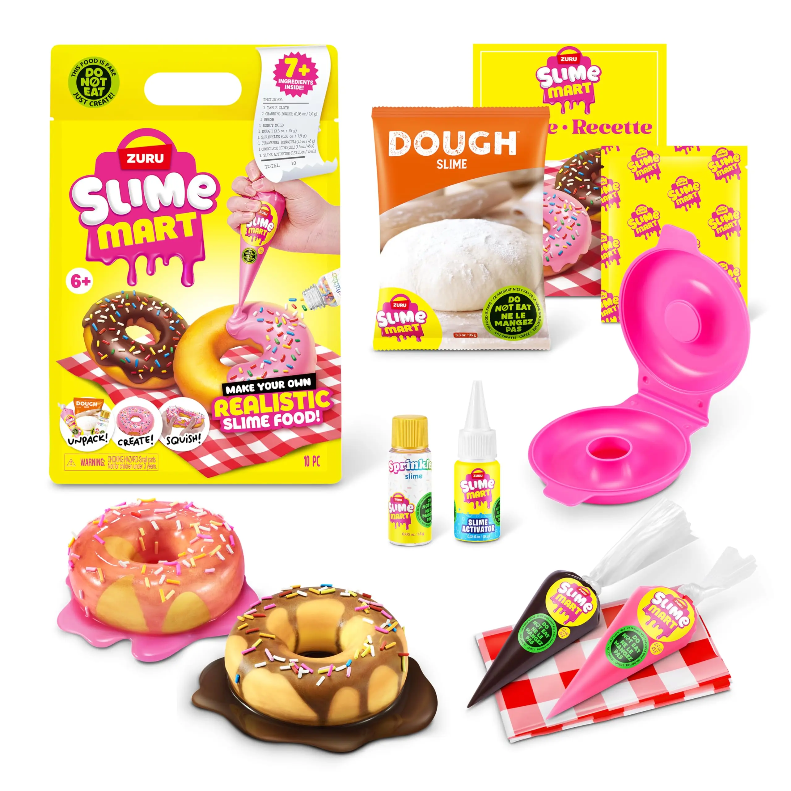 Slime Mart Small Bag by ZURU, Compound Slime Toy, Arts & Crafts for Kids and Kidults, Soft Slime Making Kit - Slime Kit for Girls Ages 6-10 - Fun Gift Idea for Boys Girls - Fidget Toys - Sensory Toys