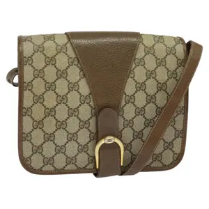 Pre-owned GUCCI Canvas Crossbody Bags GG Supreme Shoulder Bag