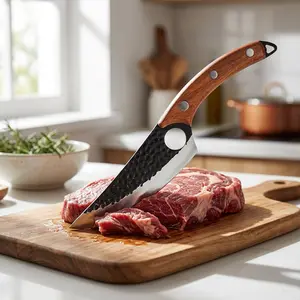 【AREL】Hand-Forged Cleaver | Multi-Functional Kitchen Tool | Easily Cuts Meat, Bones & Fruit